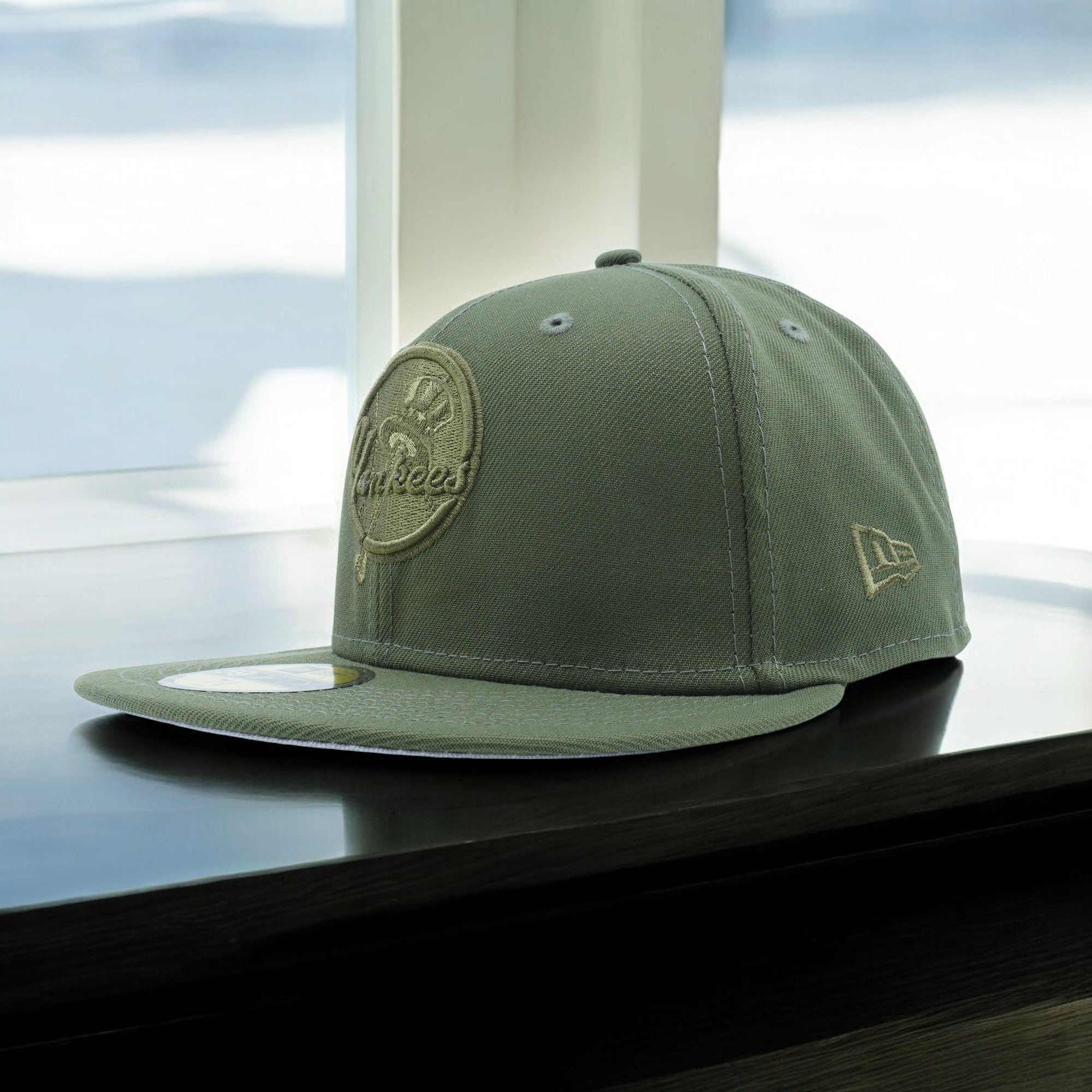 [60165758] Mens New Era MLB NY YANKEES 5950 FITTED 'COLOR PACK' - ARMY GREEN
