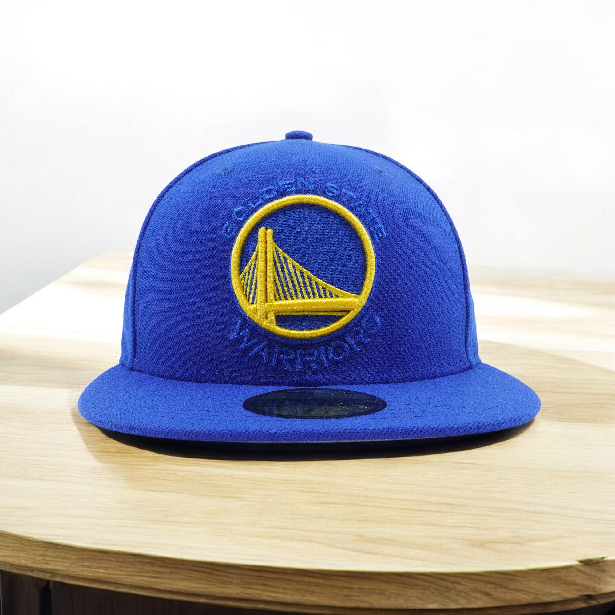 [80481461] Mens New Era NBA Golden State Warriors Logo Popped 59Fifty Fitted