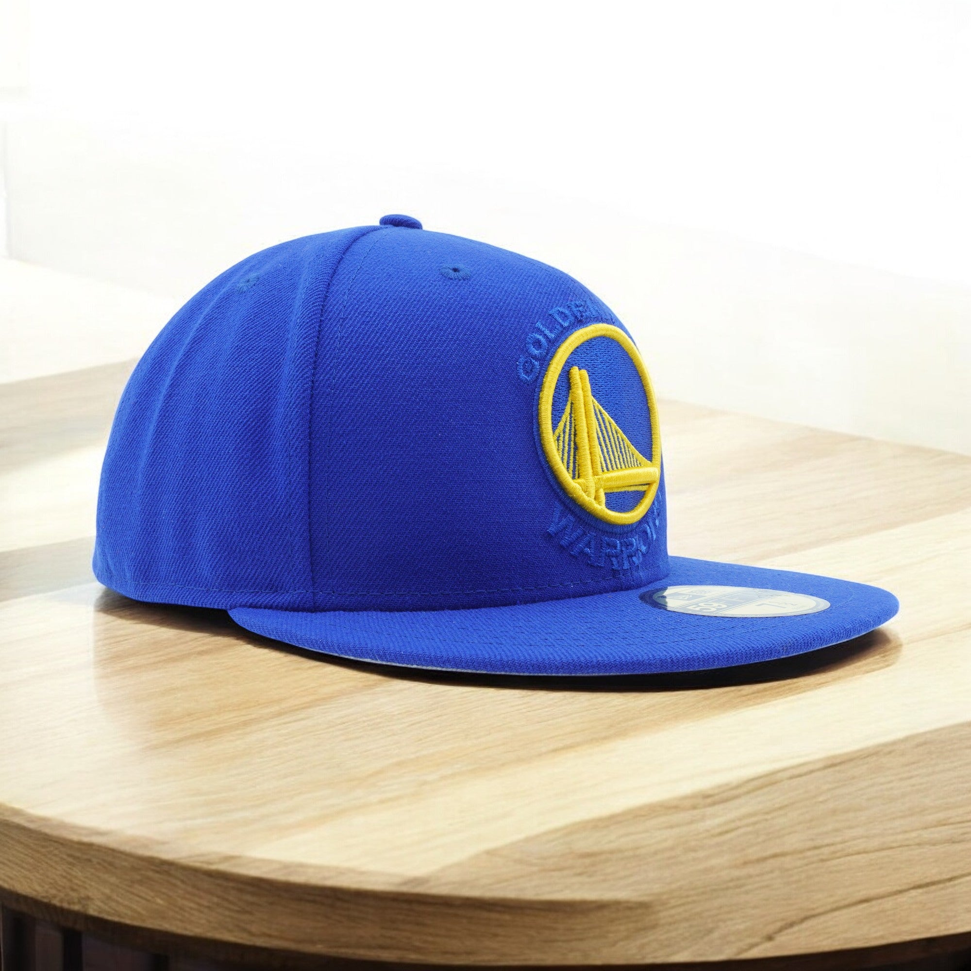 [80481461] Mens New Era NBA Golden State Warriors Logo Popped 59Fifty Fitted