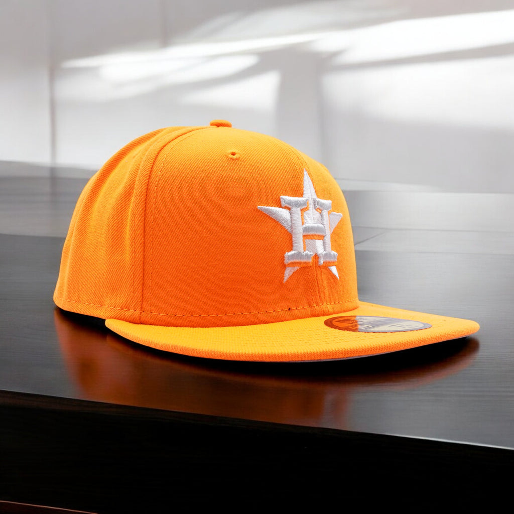 [70699756] Mens New Era MLB HOUSTON ASTROS 5950 FITTED-HUNTER FLAME ORANGE GUBS