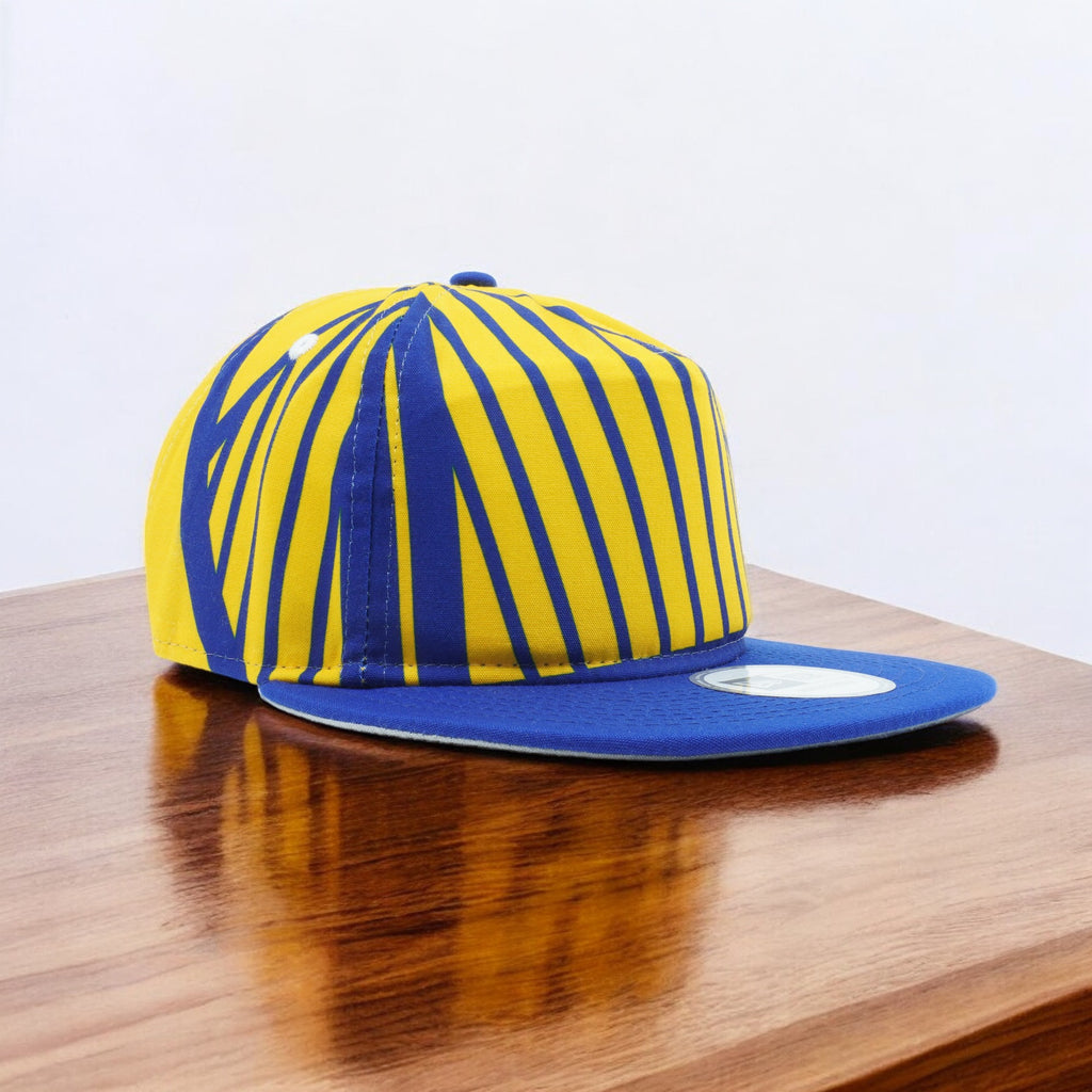 [11357861] Mens New Era NBA GS WARRIORS STREET FLOW SNAPBACK - BLUE/YELLOW
