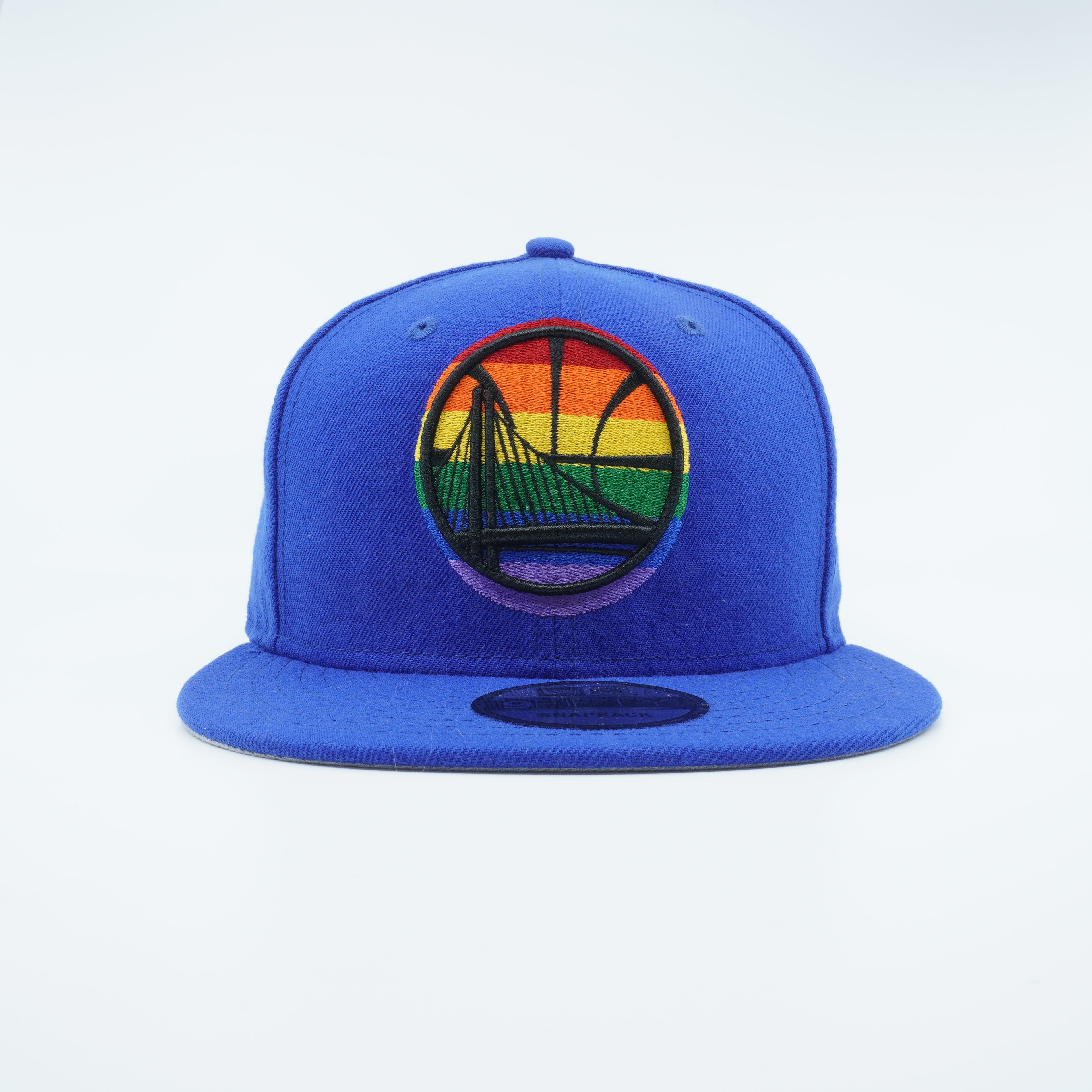[GSW-PRIDE] Mens New Era NBA GS WARRIORS 950 PRIDE ON-FIELD SNAPBACK - BLUE