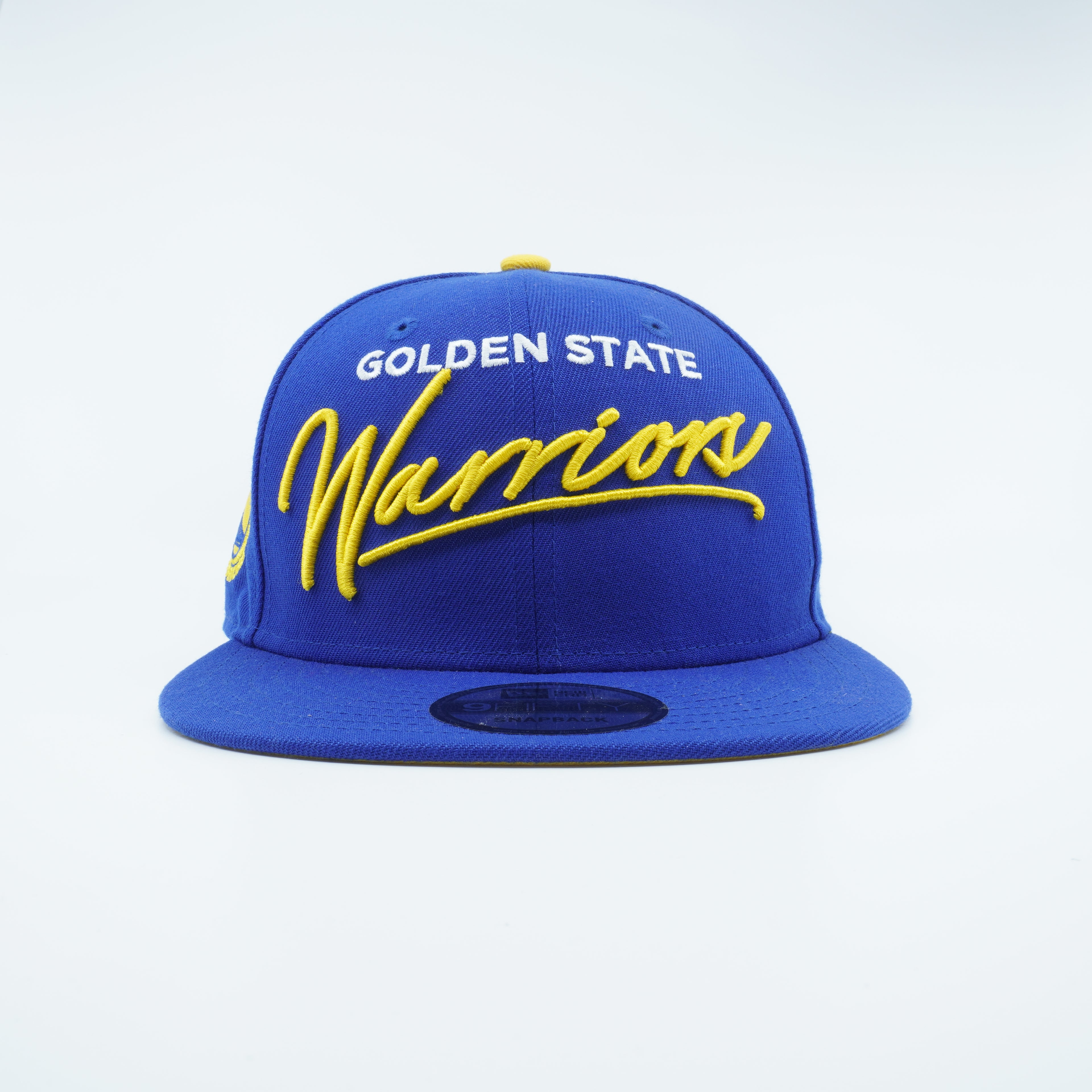 [GSW-SCRIPT] Mens New Era NBA GS WARRIORS 950 SCRIPT CURSIVE SNAPBACK - BLUE