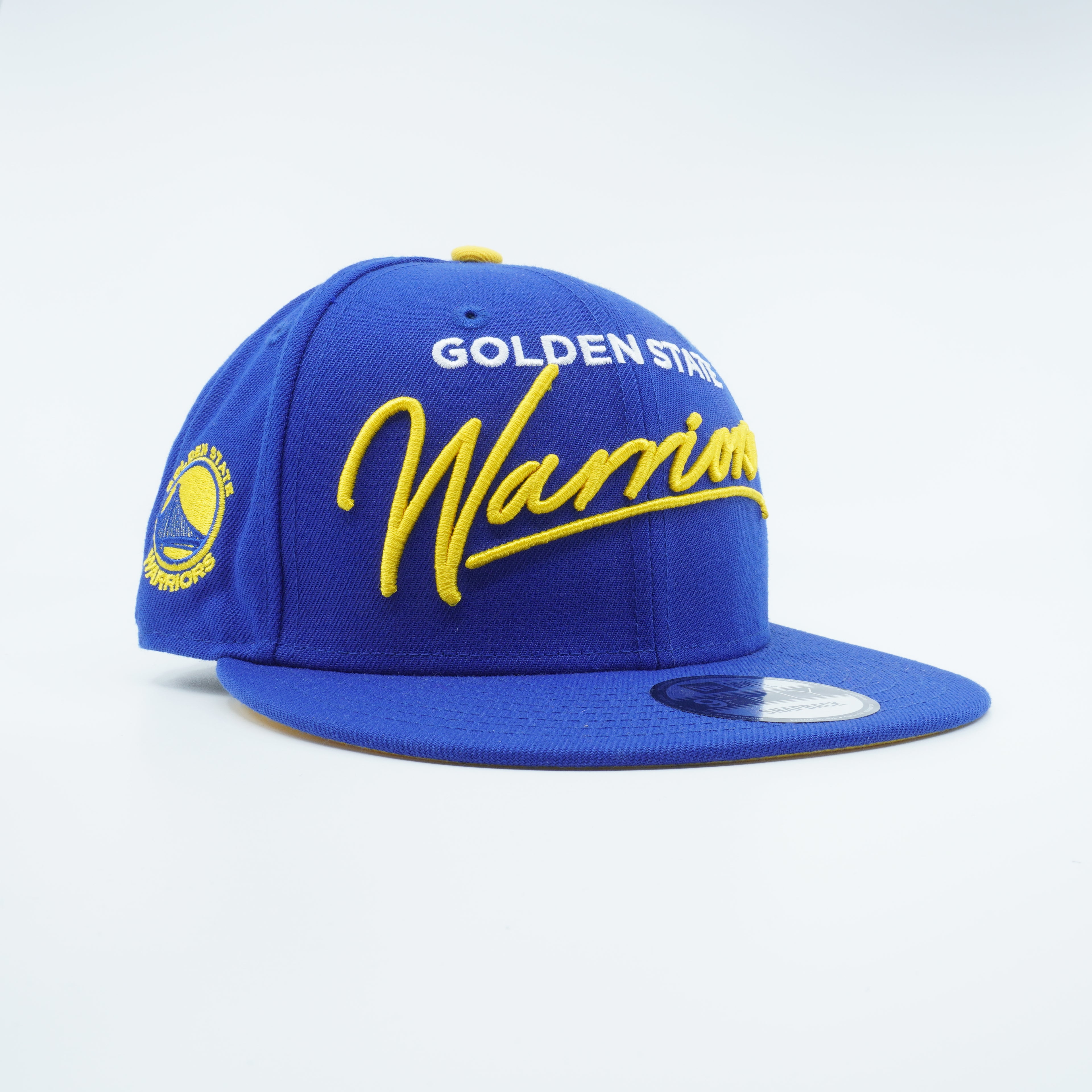 [GSW-SCRIPT] Mens New Era NBA GS WARRIORS 950 SCRIPT CURSIVE SNAPBACK - BLUE