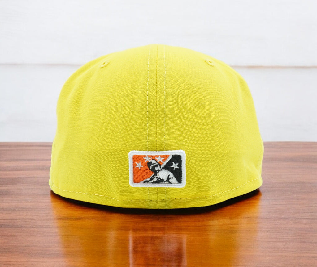 [60071486] Mens New Era MiLB CHARLOTTE KNIGHTS TRAFFIC CONES 5950 FITTED THEME