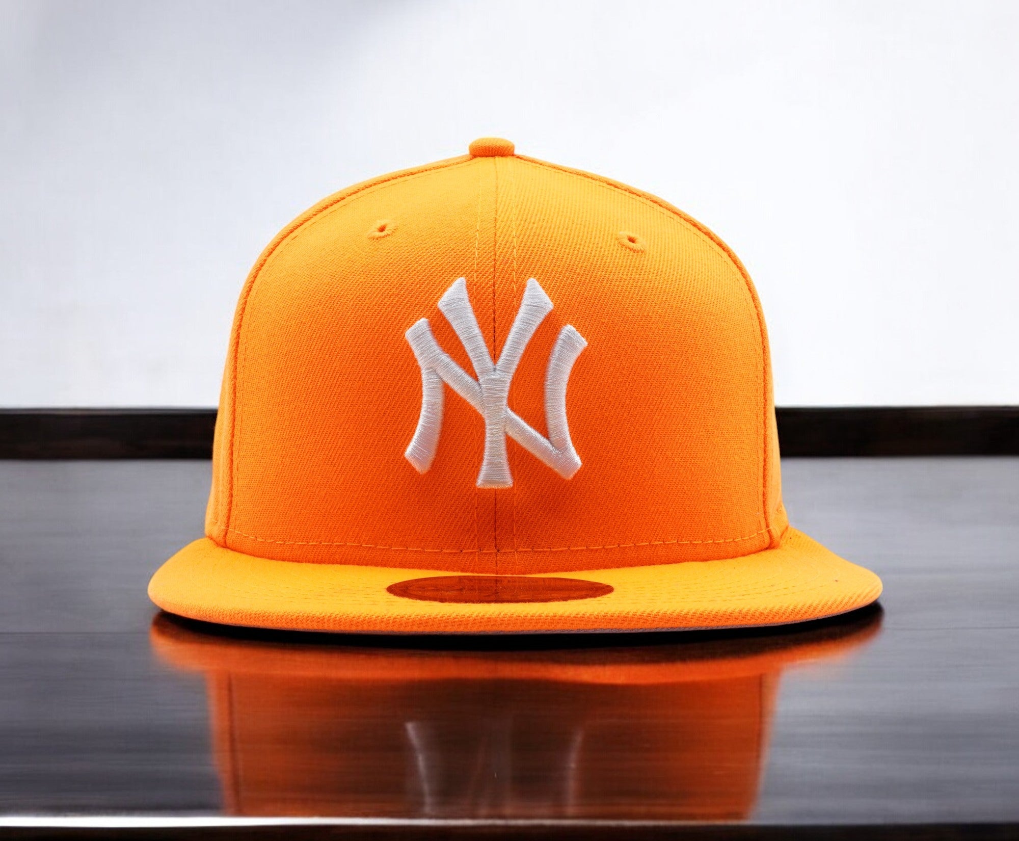 [70214439] Mens New Era MLB NY YANKEES 5950 FITTED - HUNTER FLAME ORANGE GUBS
