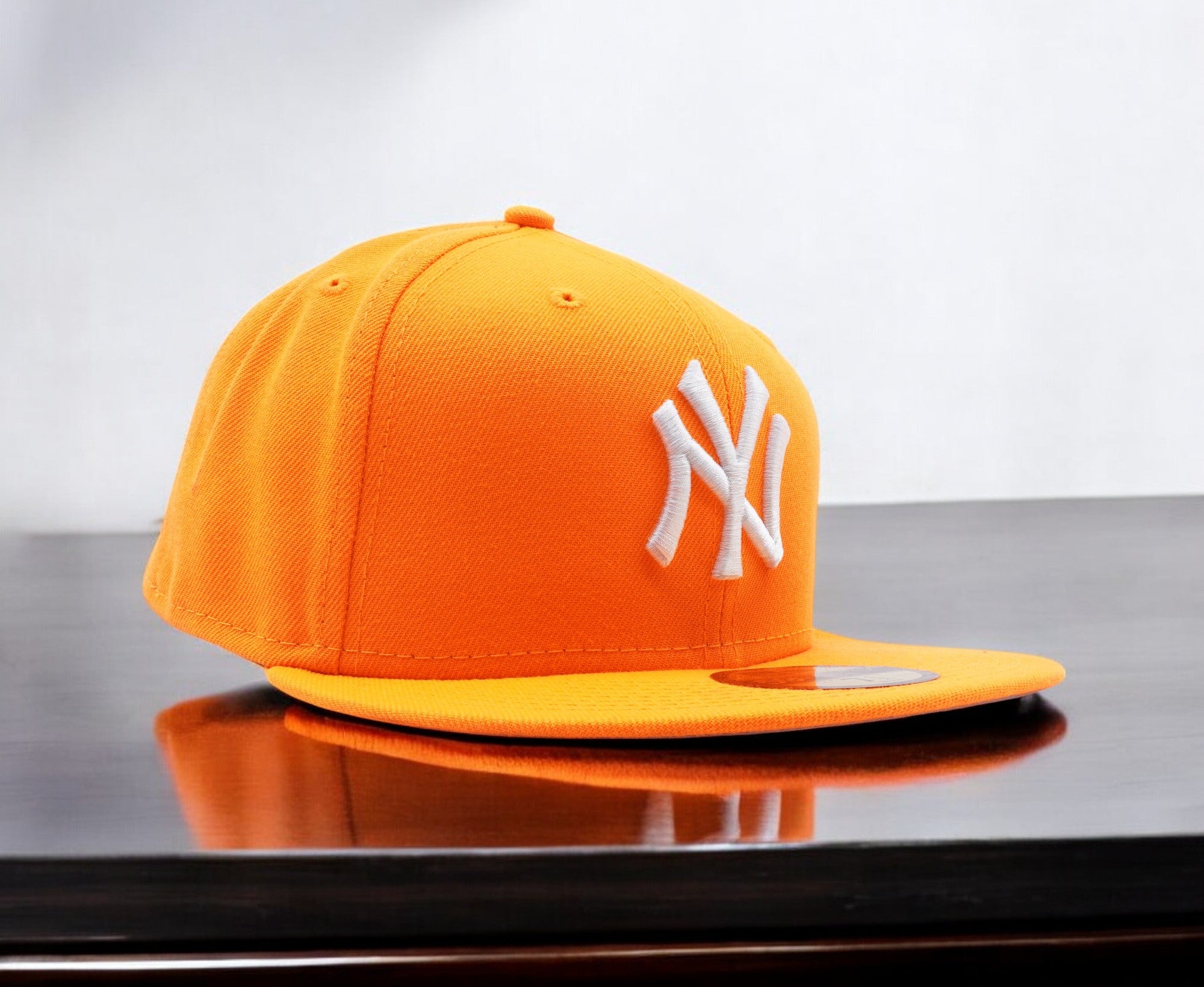 [70214439] Mens New Era MLB NY YANKEES 5950 FITTED - HUNTER FLAME ORANGE GUBS