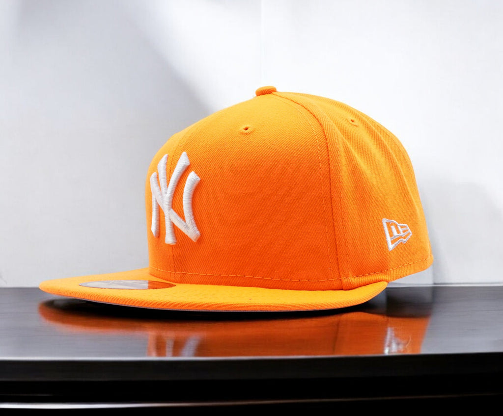 [70214439] Mens New Era MLB NY YANKEES 5950 FITTED - HUNTER FLAME ORANGE GUBS