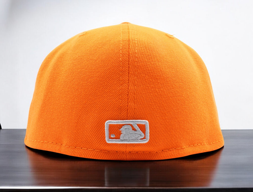 [70214439] Mens New Era MLB NY YANKEES 5950 FITTED - HUNTER FLAME ORANGE GUBS