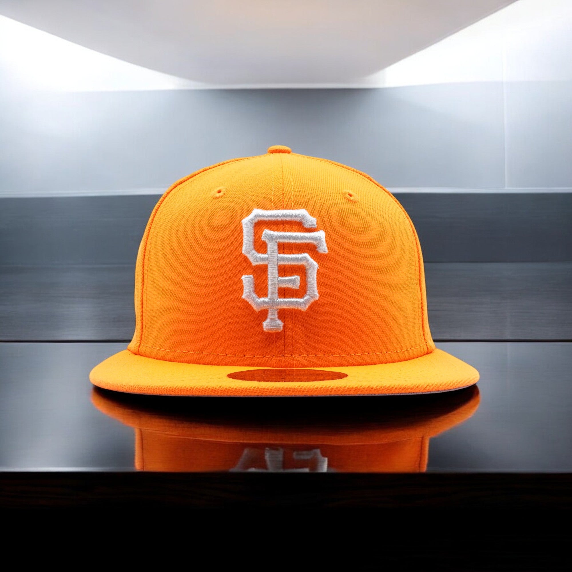 [70699767] Mens New Era MLB SF GIANTS 5950 FITTED -  HUNTER FLAME ORANGE GUBS