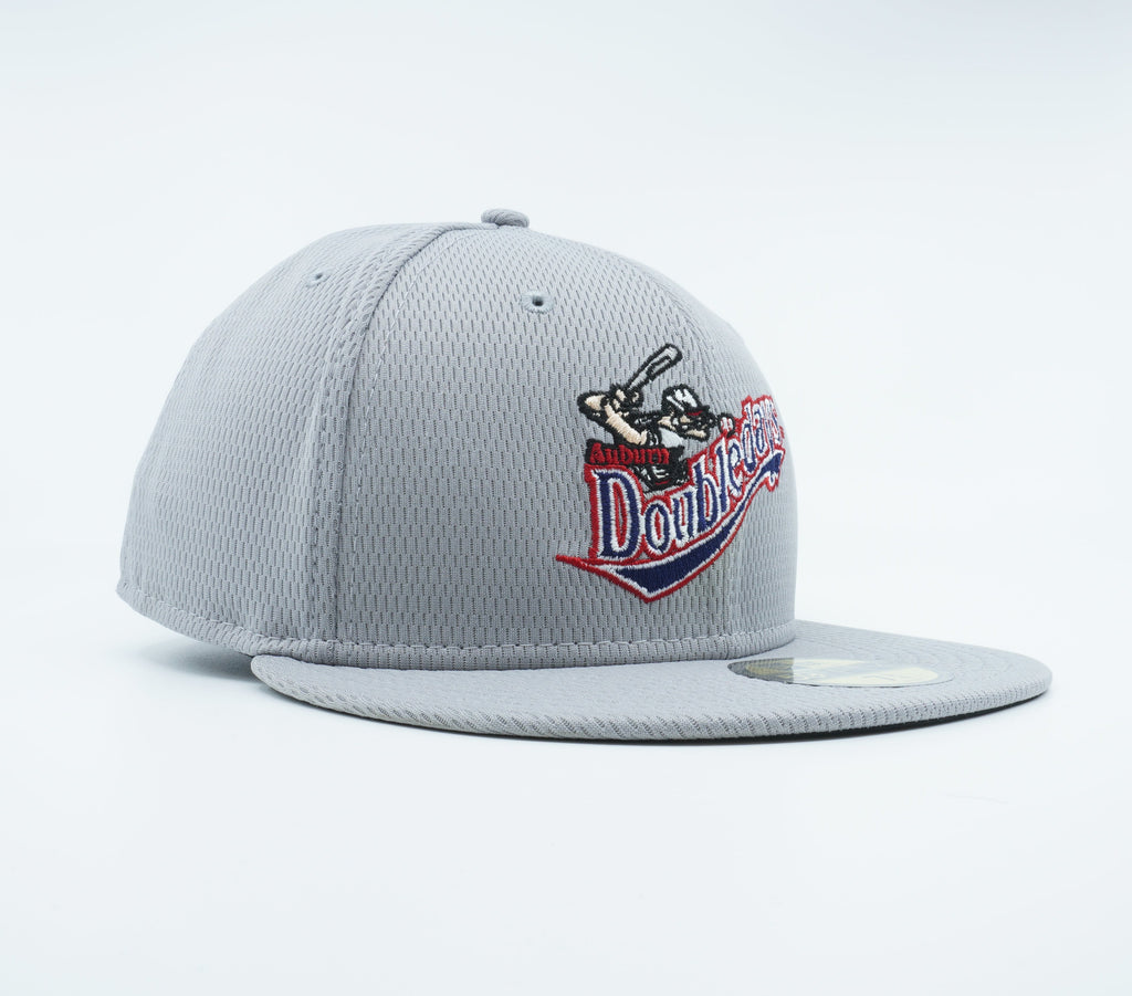 [12346686] Mens New Era MiLB AUBURN DOUBLEDAYS 5950 FITTED BATTING PRACTICE-GRAY
