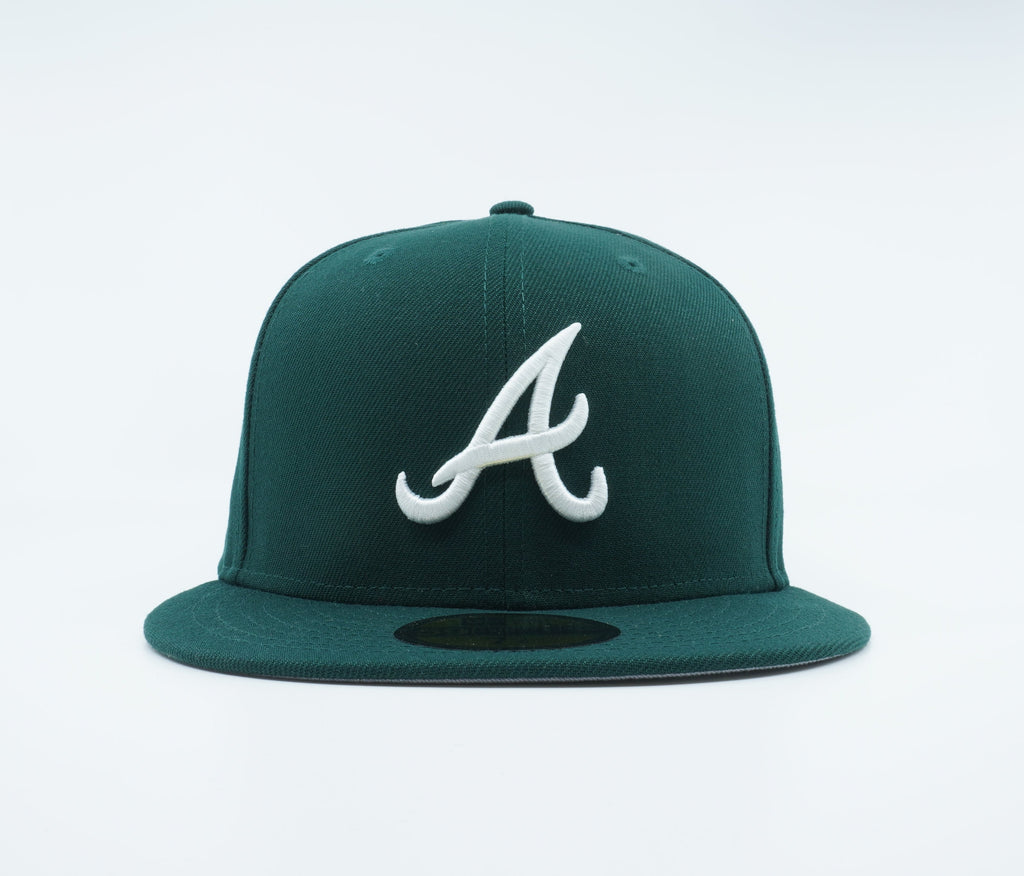 [60291374] Mens New Era MLB ATLANTA BRAVES 5950 FITTED - DARK GREEN