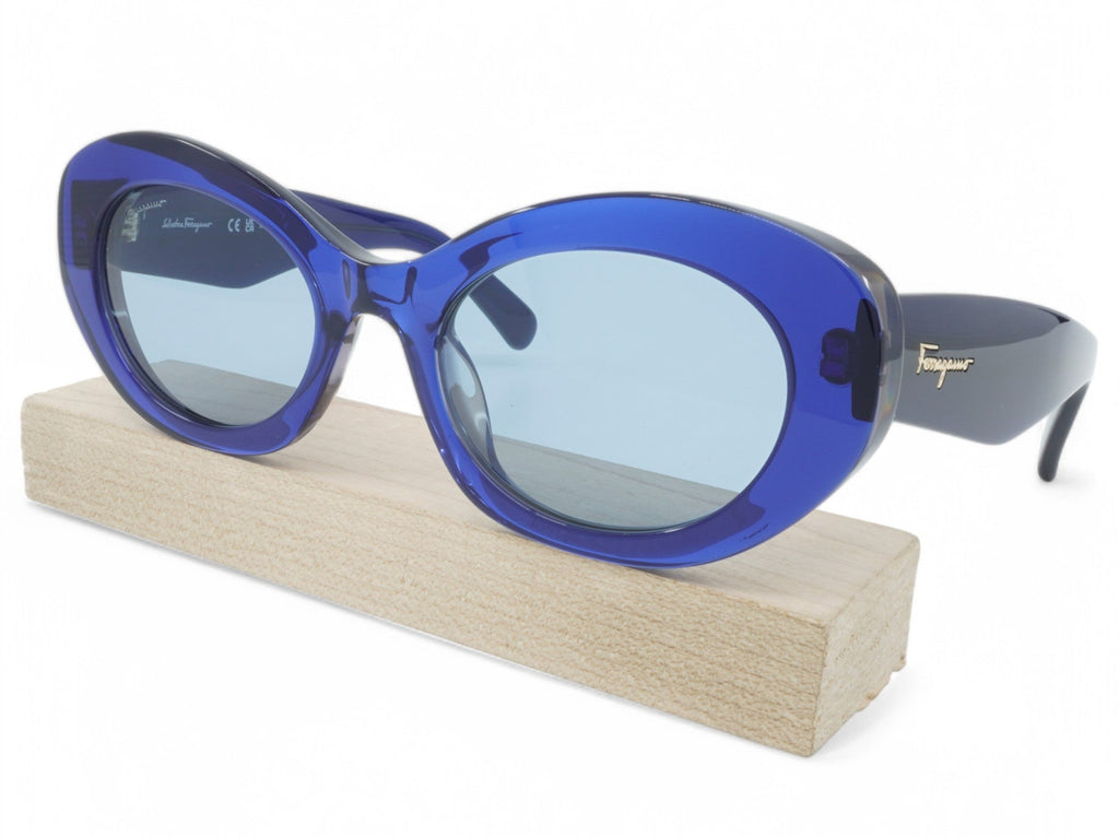 [SF1080S-435] UNISEX SALVATORE FERRAGAMO OVAL SUNGLASSES