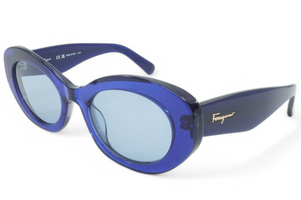 [SF1080S-435] UNISEX SALVATORE FERRAGAMO OVAL SUNGLASSES