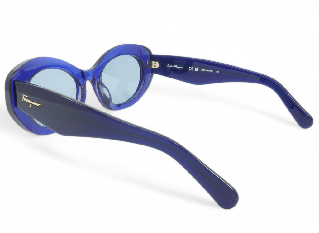 [SF1080S-435] UNISEX SALVATORE FERRAGAMO OVAL SUNGLASSES