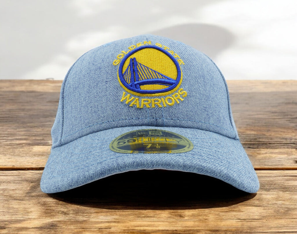 [80471526] Mens New Era NBA GS WARRIORS HEATHER ACE "ON THE COURT" 5950 FITTED
