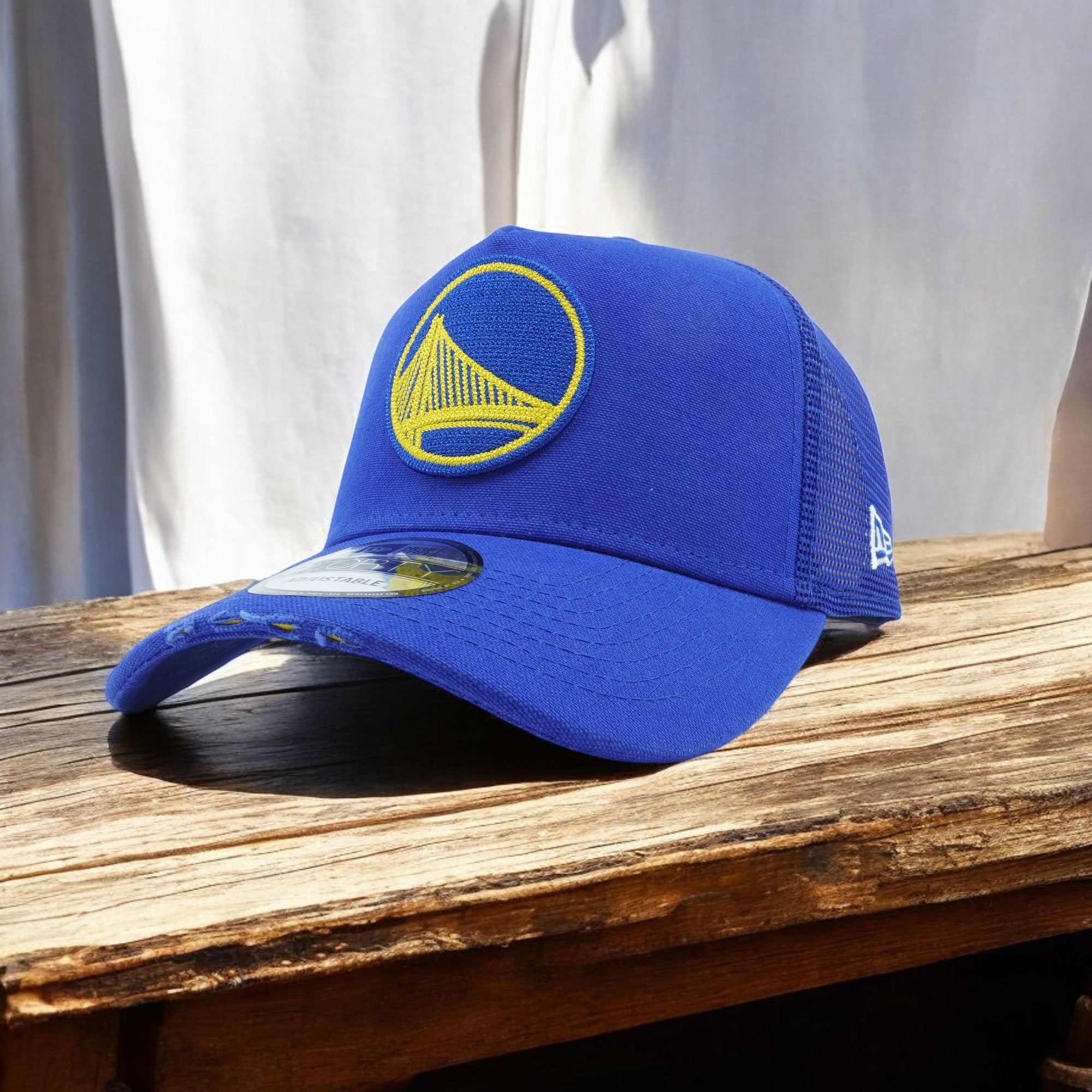 [IT-0631031] Mens New Era NBA GS WARRIORS 940 SNAPBACK TRUCKER TORN  - BLUE