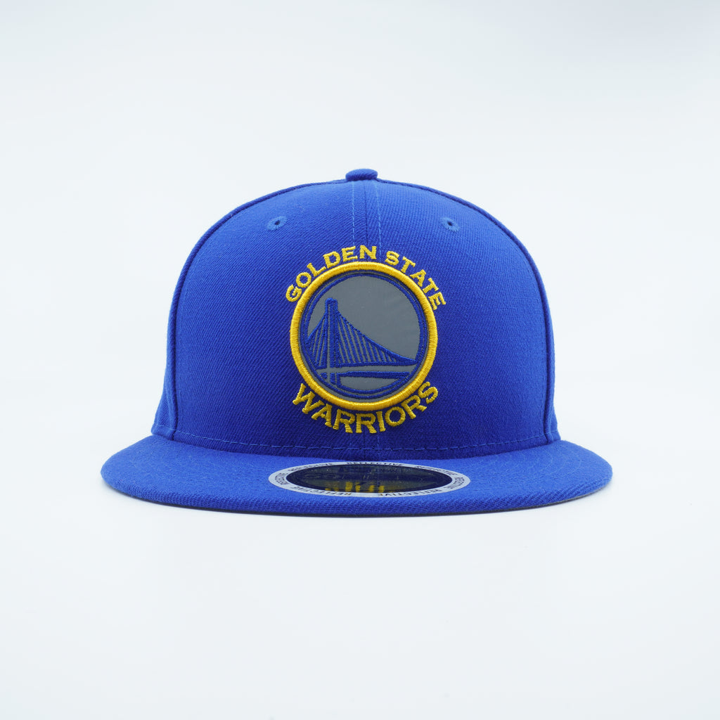 [80511824] Mens New Era NBA GS WARRIORS FLECTED TEAM TRIM OTC 5950 FITTED - BLUE