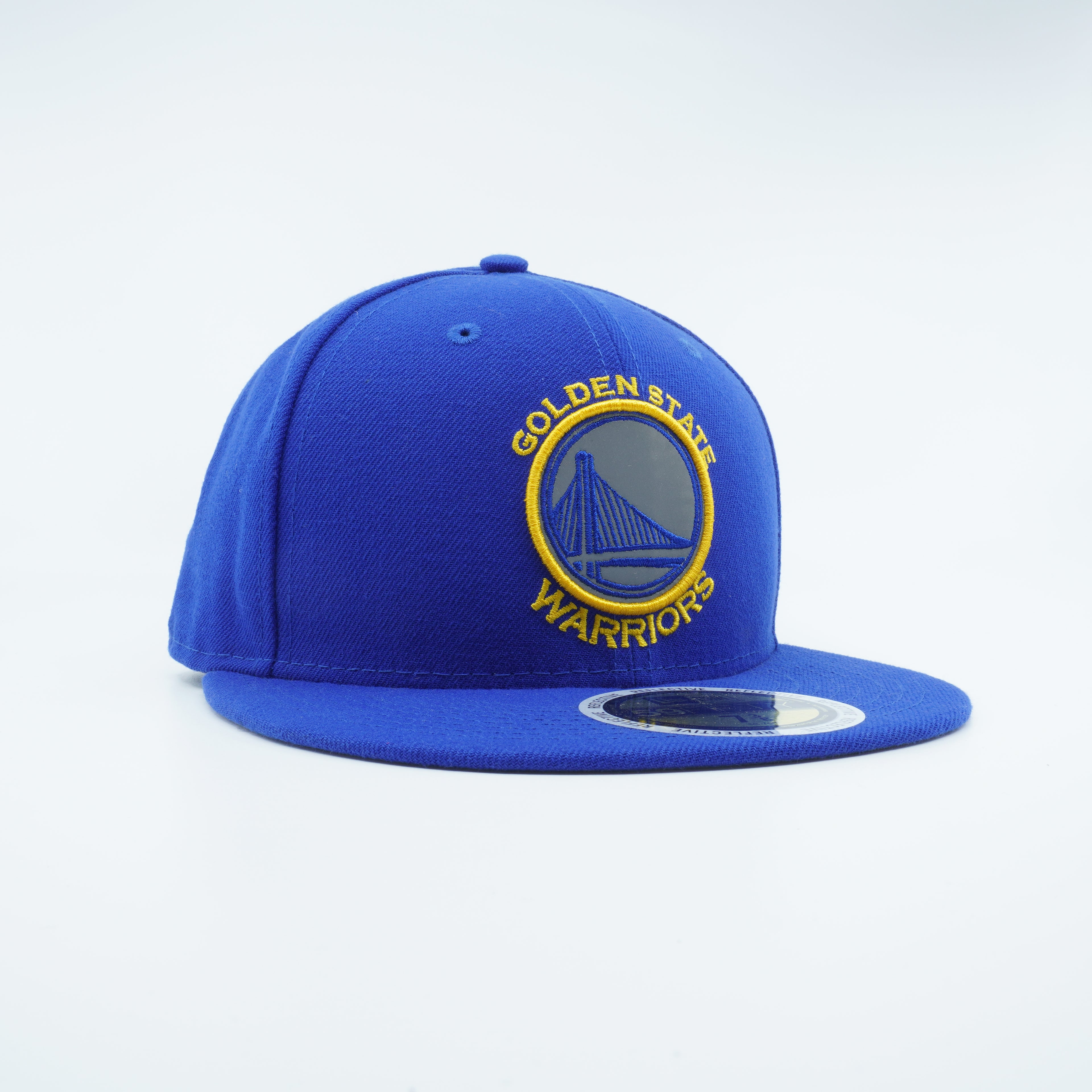 [80511824] Mens New Era NBA GS WARRIORS FLECTED TEAM TRIM OTC 5950 FITTED - BLUE