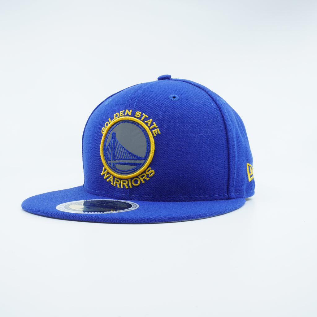 [80511824] Mens New Era NBA GS WARRIORS FLECTED TEAM TRIM OTC 5950 FITTED - BLUE