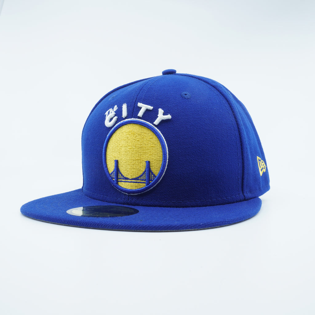 [80294944] Mens New Era NBA GOLDEN STATE WARRIORS FRESH SIDE 5950 FITTED - BLUE