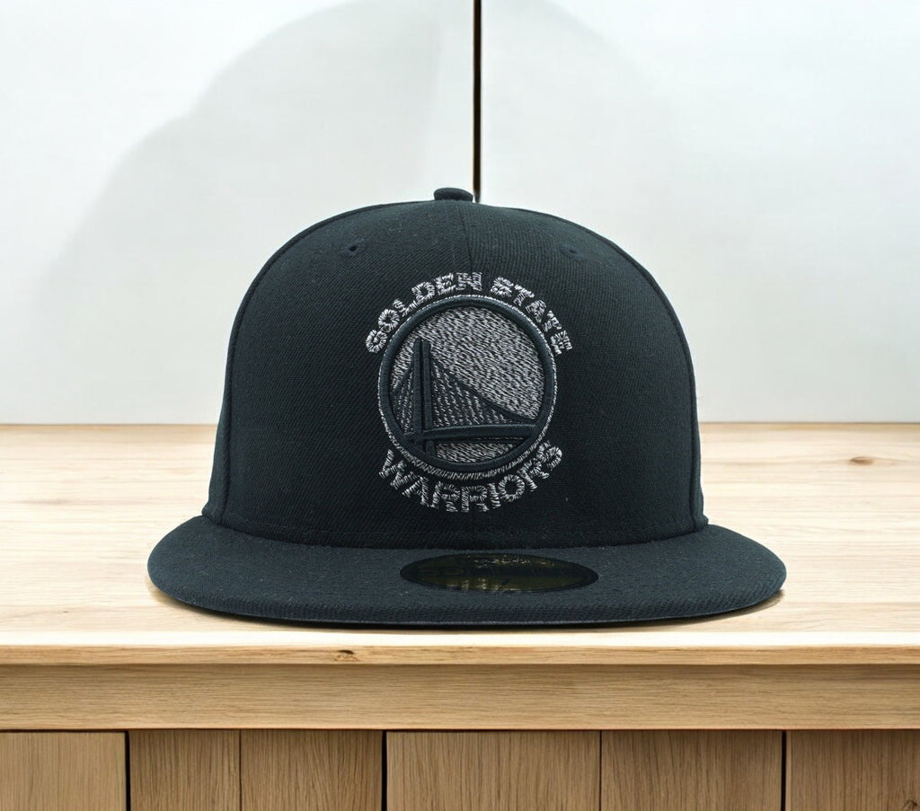 [80476491] Mens New Era NBA GS WARRIORS TEAM TWISTED 5950 FITTED - BLACK