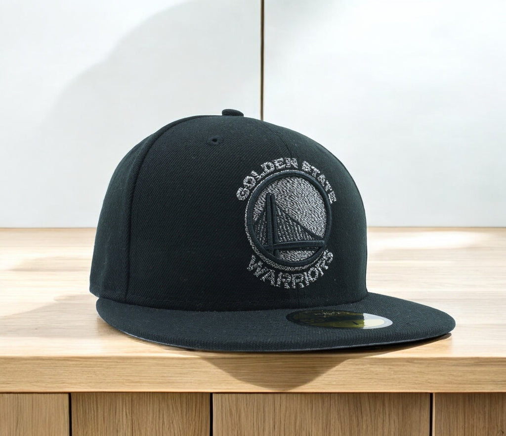 [80476491] Mens New Era NBA GS WARRIORS TEAM TWISTED 5950 FITTED - BLACK