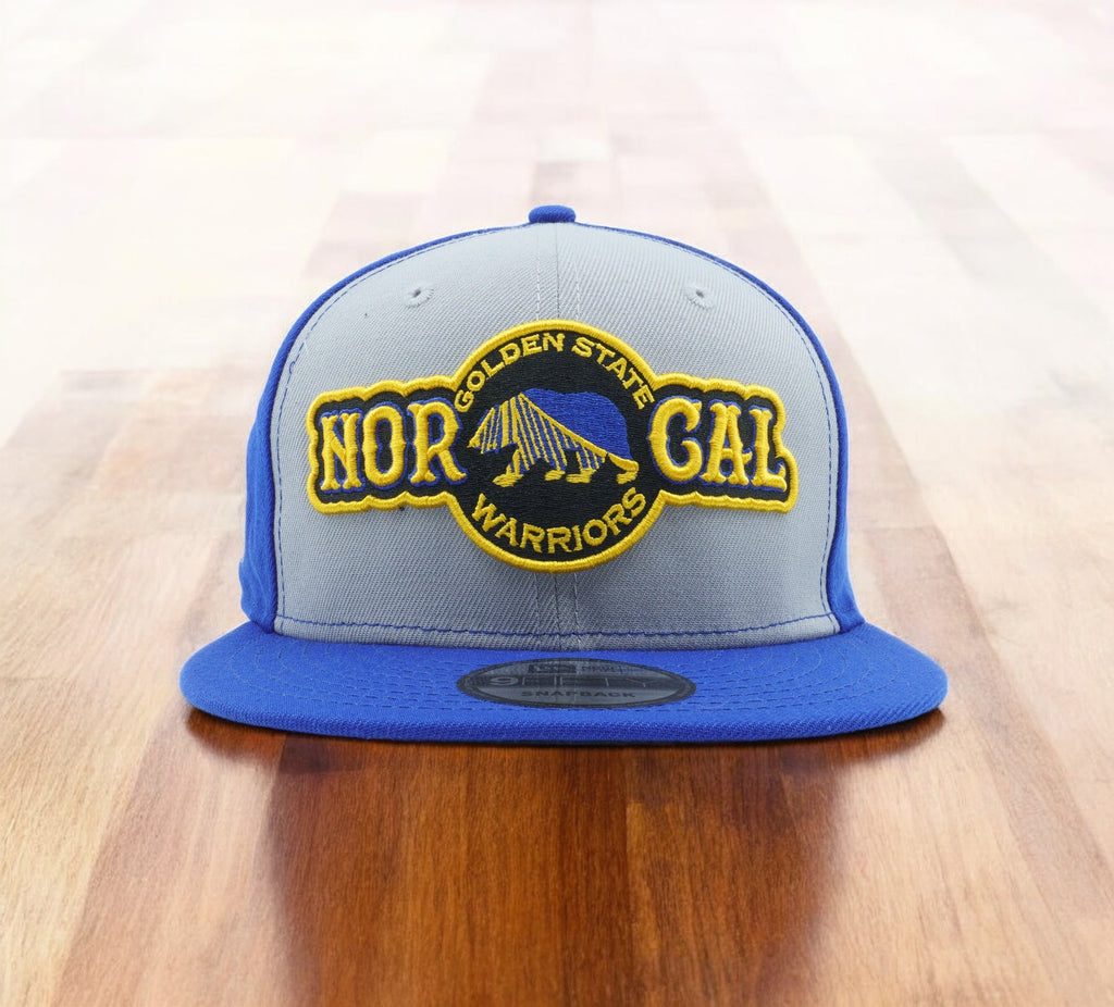 [70460355] Mens New Era NBA GS WARRIORS NORCAL 950 SNAPBACK - BLUE/GRAY