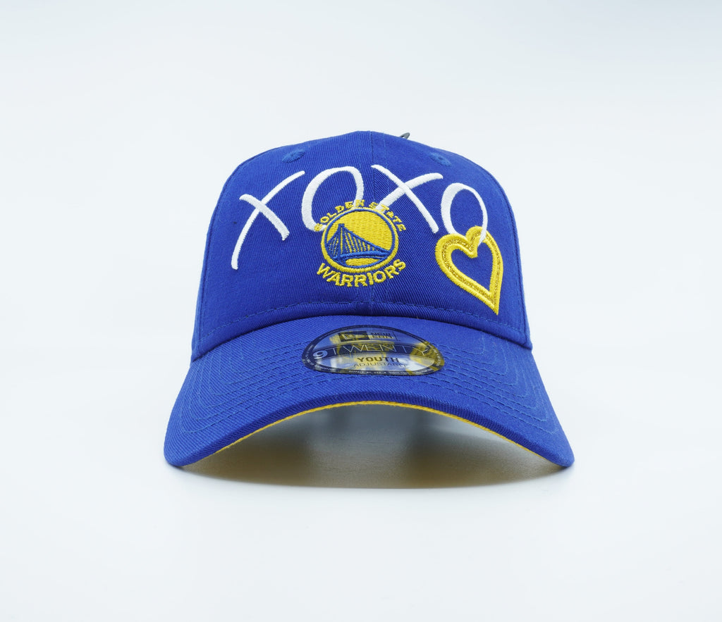 [IT-0575447] Youth New Era NBA GS WARRIORS 920 HEART "XOXO" STRAPBACK - BLUE