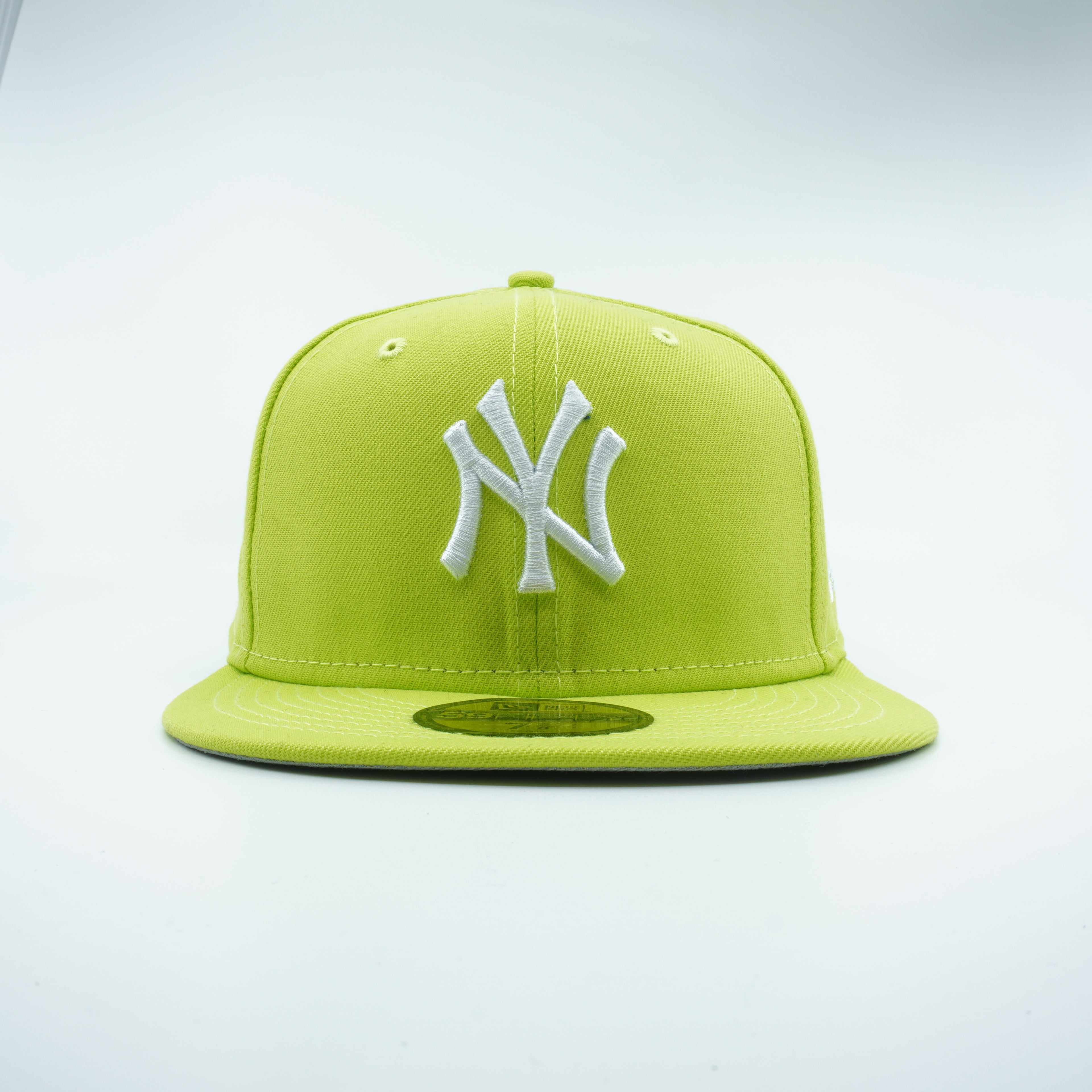 [70617731] Mens New Era MLB NY YANKEES 5950 FITTED - CYBER GREEN/WHITE