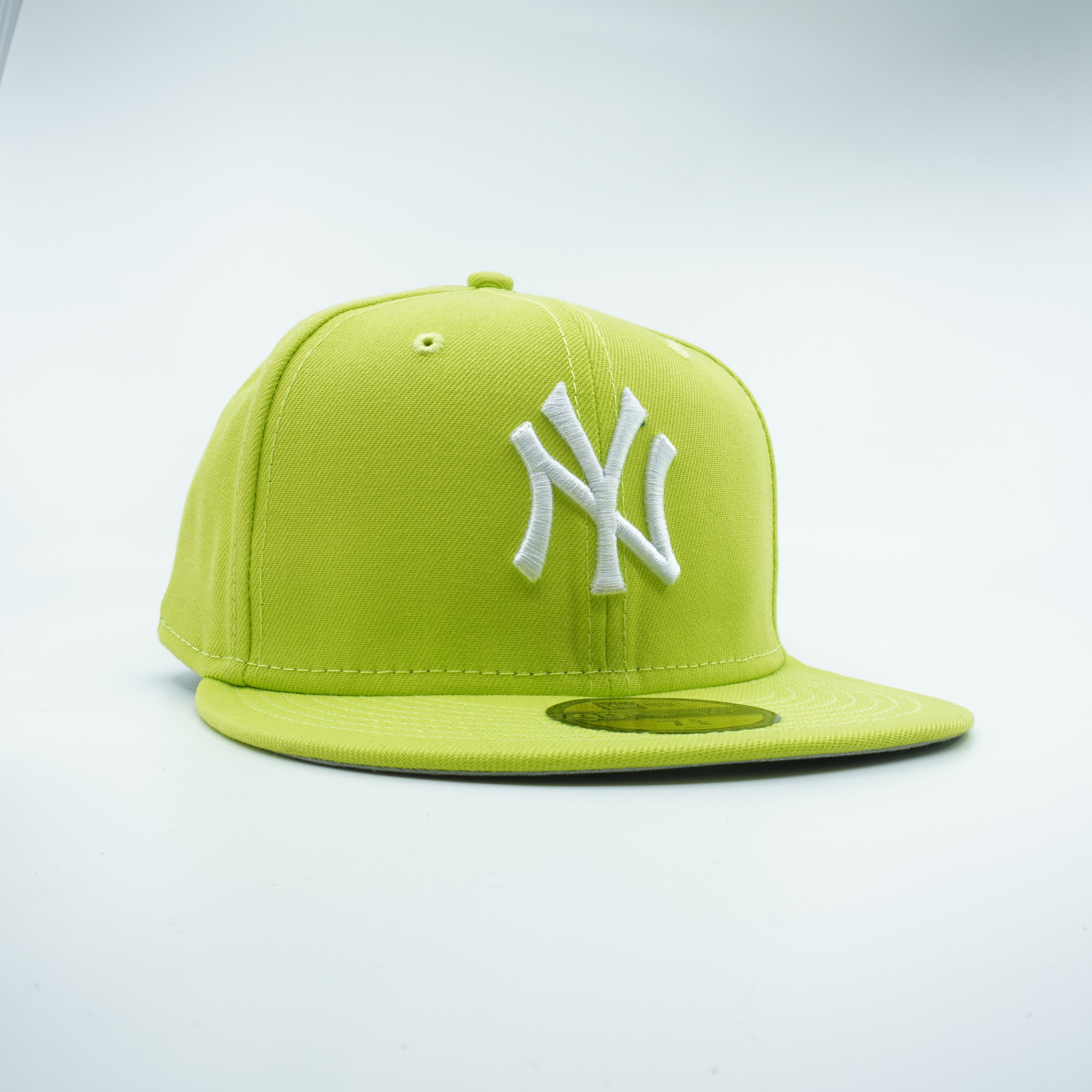 [70617731] Mens New Era MLB NY YANKEES 5950 FITTED - CYBER GREEN/WHITE