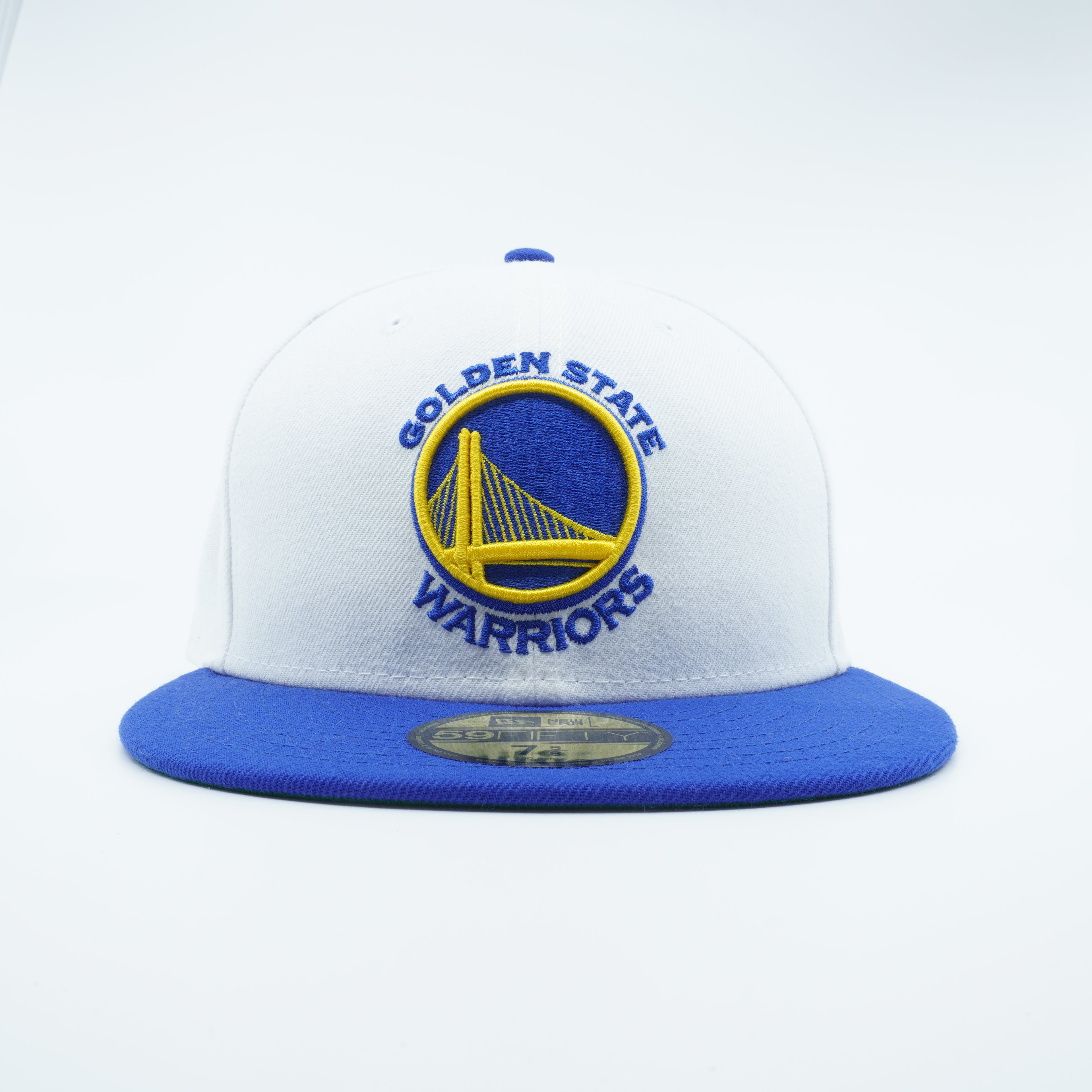[11553008] Mens New Era NBA GOLDEN STATE WARRIORS 5950 FITTED - WHITE/BLUE
