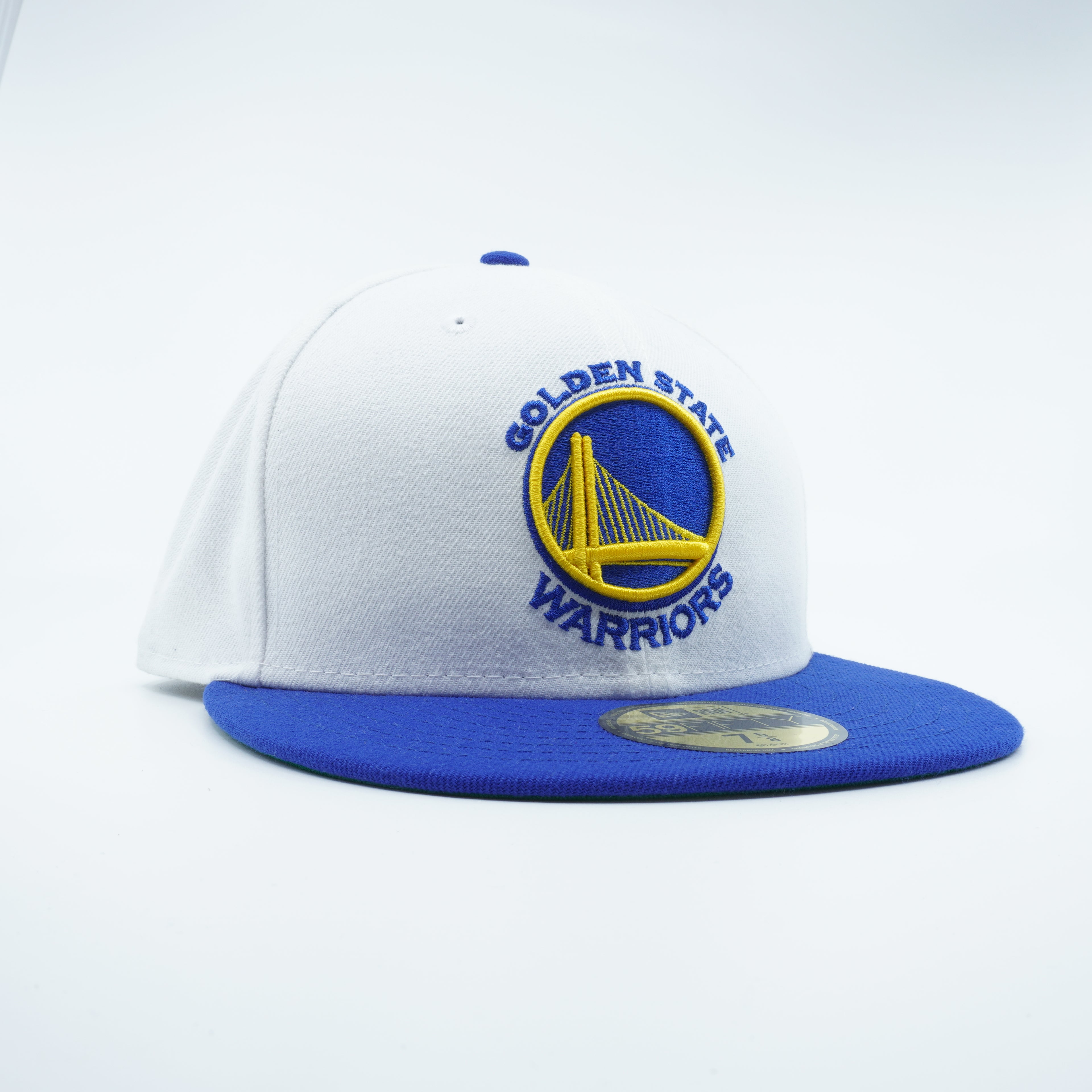 [11553008] Mens New Era NBA GOLDEN STATE WARRIORS 5950 FITTED - WHITE/BLUE