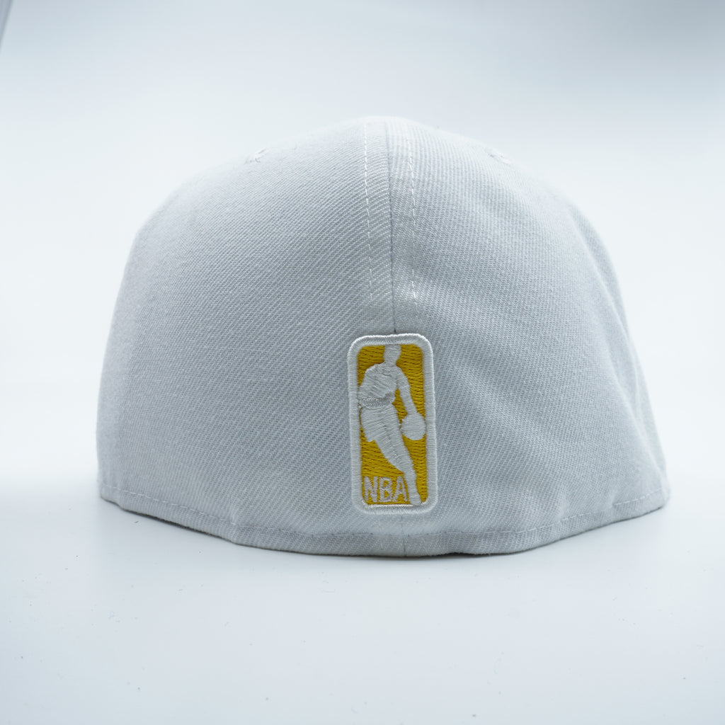 [11553008] Mens New Era NBA GOLDEN STATE WARRIORS 5950 FITTED - WHITE/BLUE