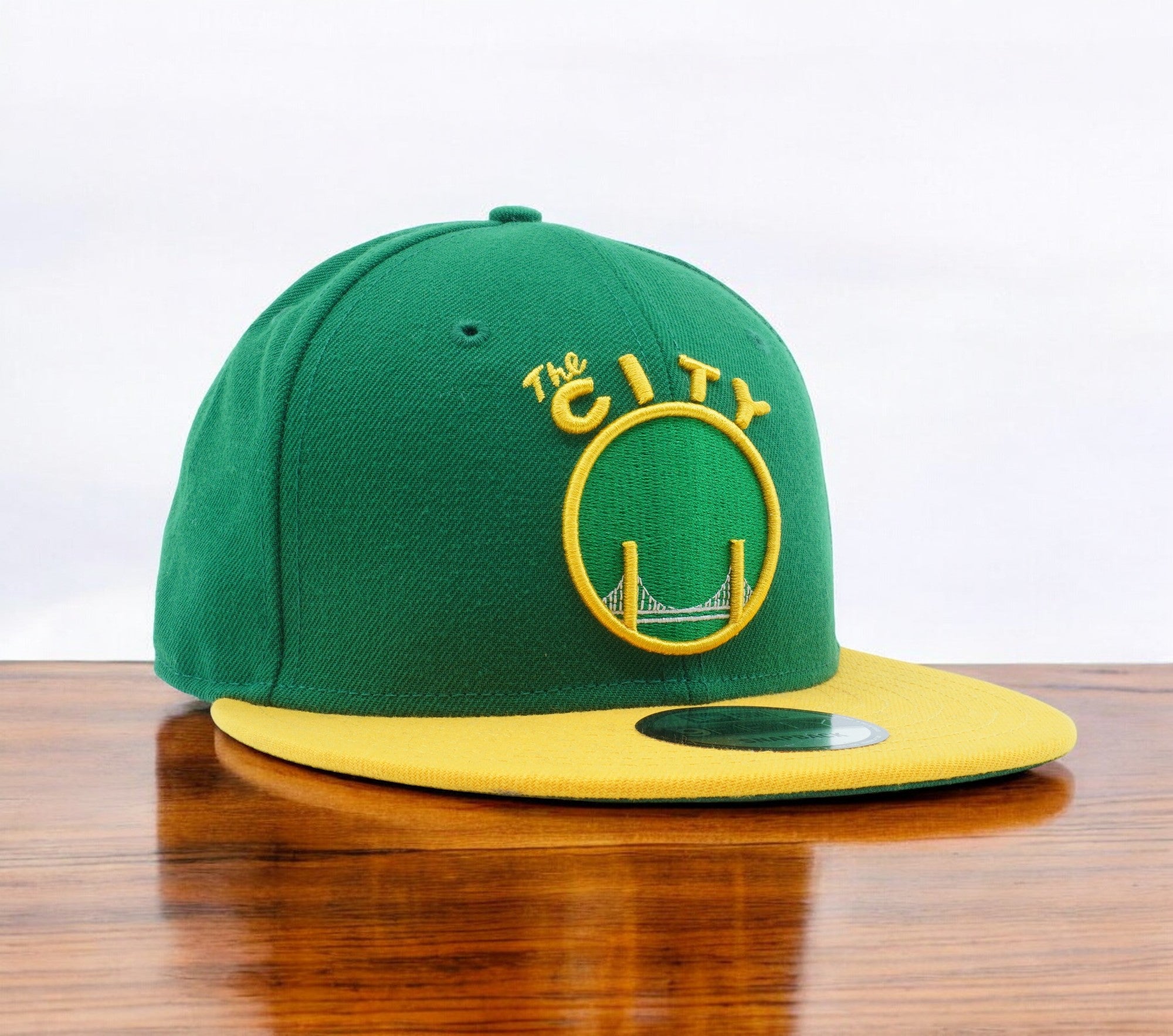 [CITY-GREEN] Mens New Era NBA GS WARRIORS 940 SNAPBACK CITY EDITION-GREEN/YELLOW