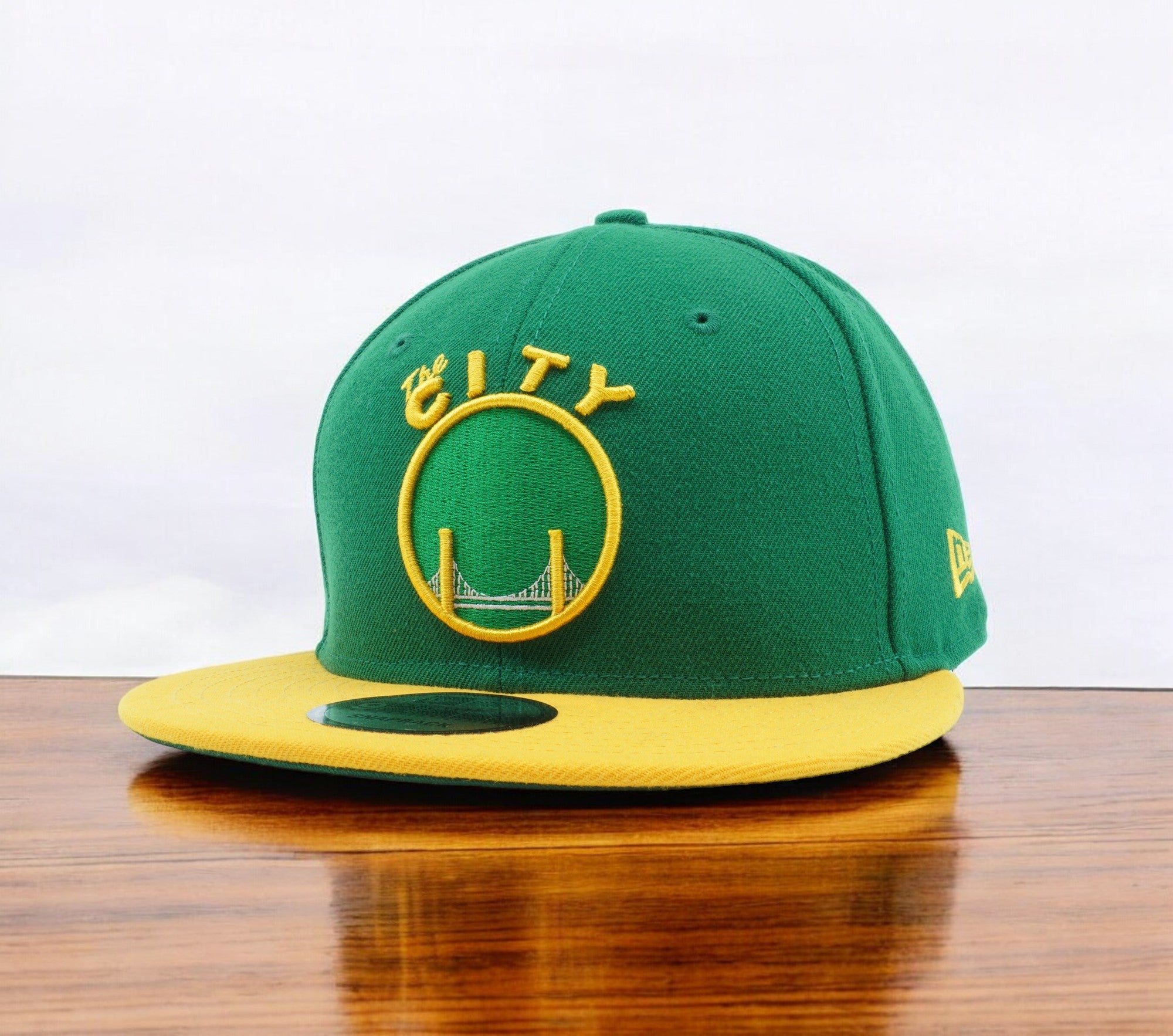 [CITY-GREEN] Mens New Era NBA GS WARRIORS 940 SNAPBACK CITY EDITION-GREEN/YELLOW