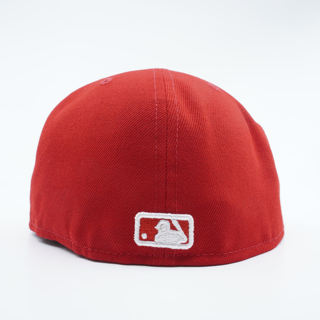[60291332] Mens New Era MLB NY YANKEES 5950 FITTED 'SIDE PACTH WORLD SERIES'-RED