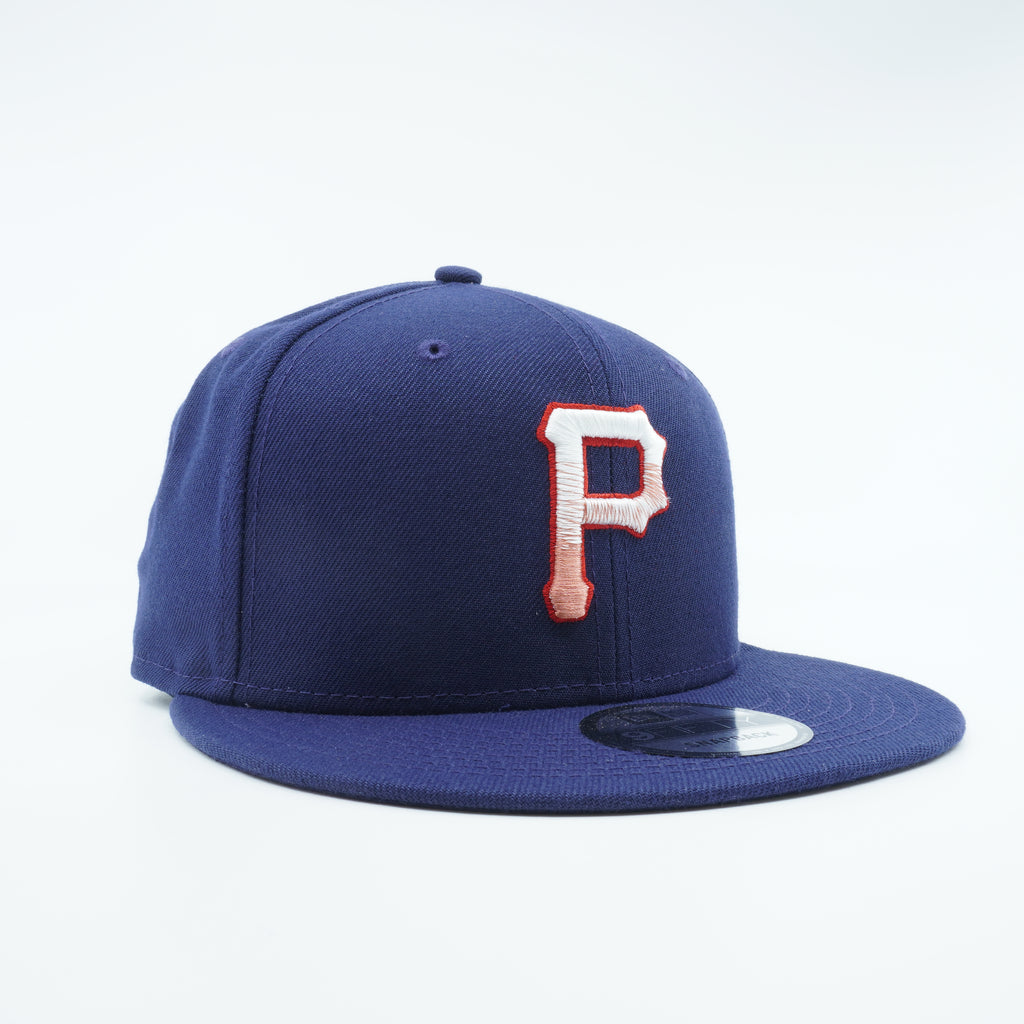 [60007261] Mens New Era MLB PITTSBURGH PIRATES 950 SNAPBACK 'PATRIOT FADE'-NAVY