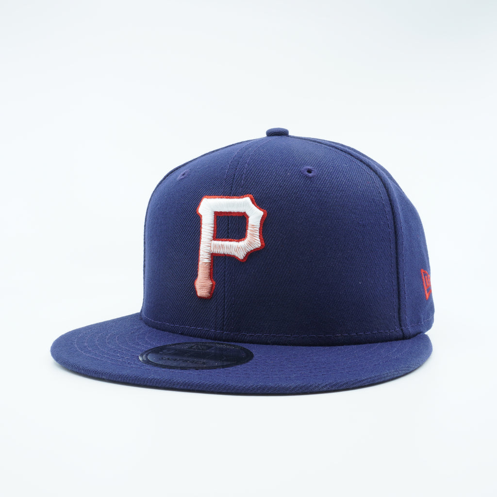 [60007261] Mens New Era MLB PITTSBURGH PIRATES 950 SNAPBACK 'PATRIOT FADE'-NAVY