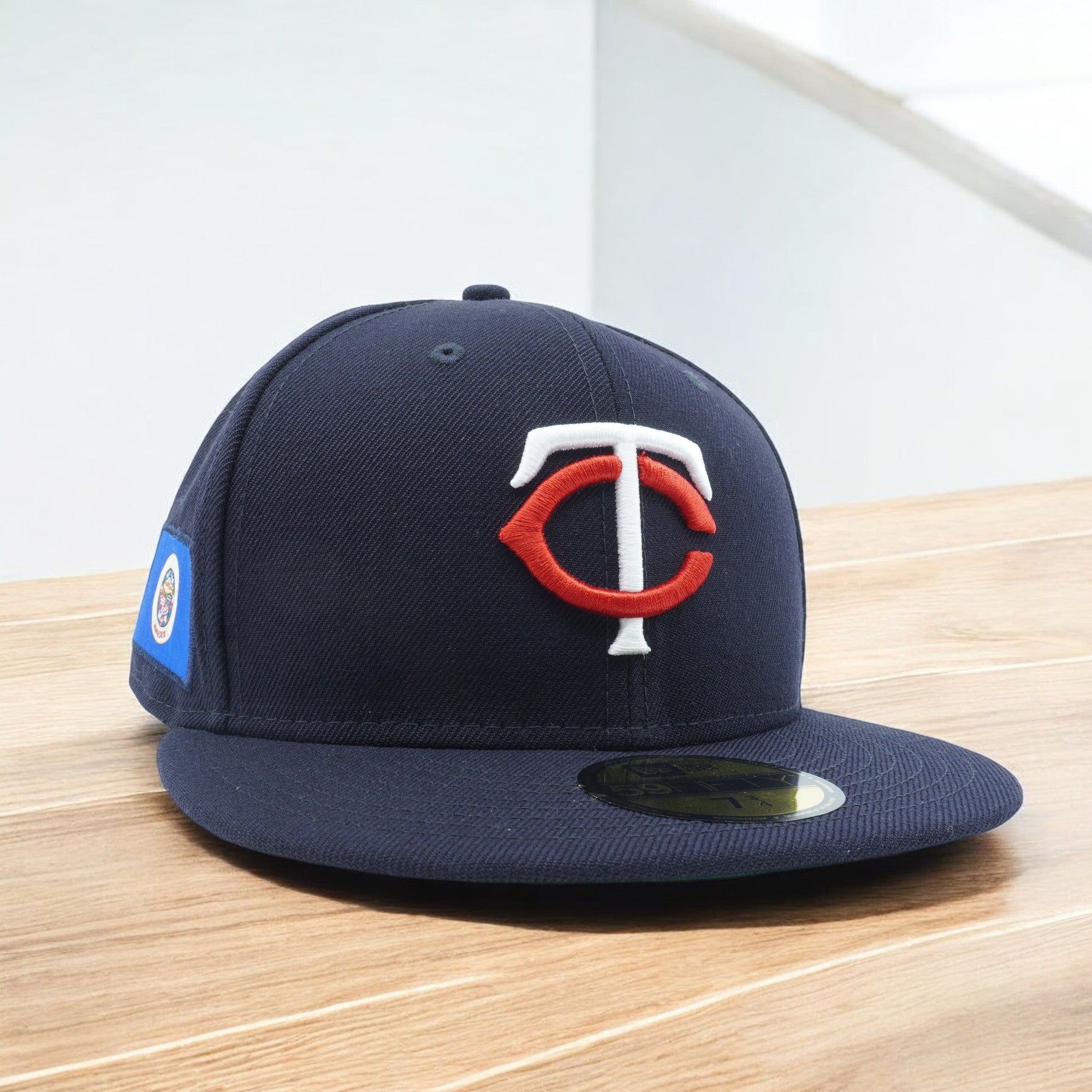 [11596469] Mens New Era MLB MINNESOTA TWINS 5950 FITTED FLAG CITY - BLACK