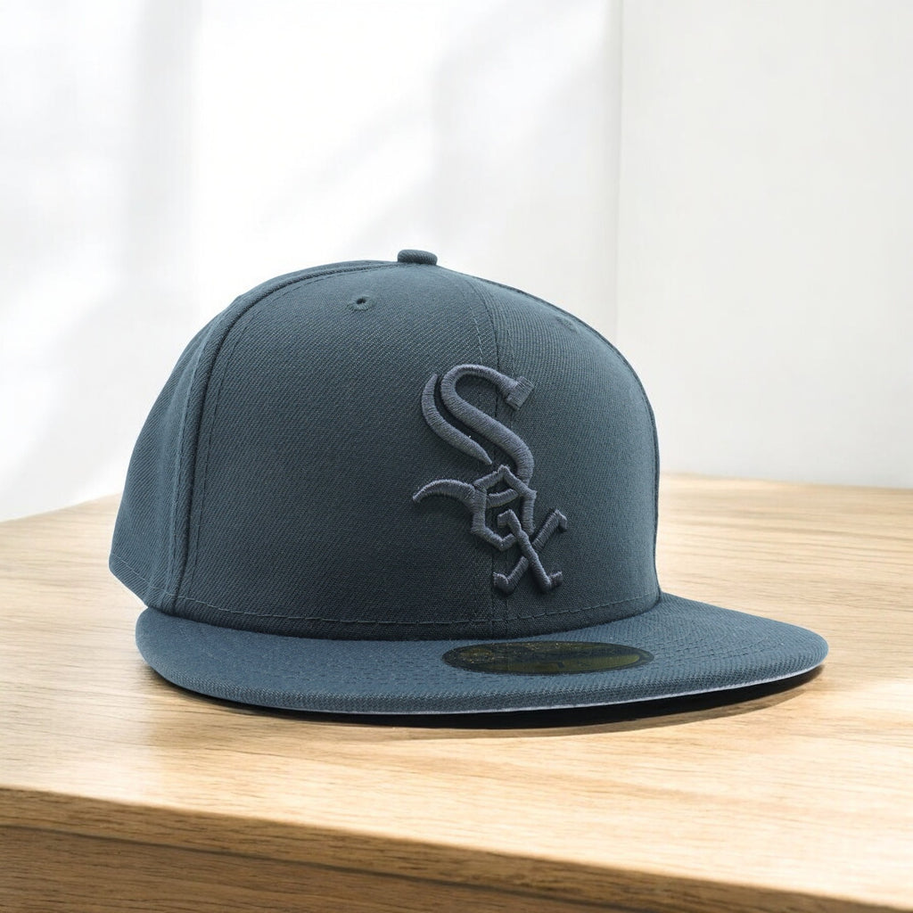 [60278429] Mens New Era MLB CHICAGO WHITE SOX 5950 FITTED 'COLOR PACK'-GRAPHITE