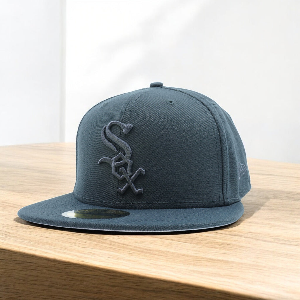 [60278429] Mens New Era MLB CHICAGO WHITE SOX 5950 FITTED 'COLOR PACK'-GRAPHITE