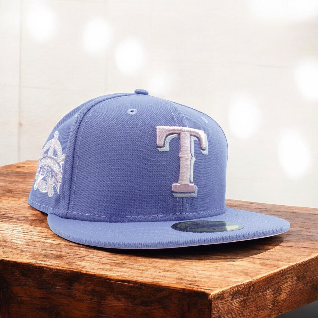 [70691274] Mens New Era MLB TEXAS RANGERS 5950 FITTED '1995 ASG' - LAVANDER/PINK