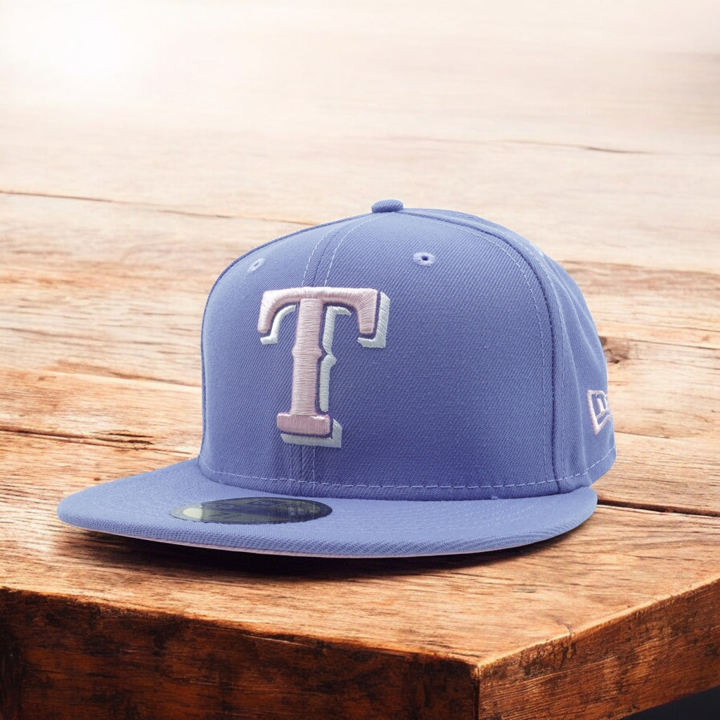 [70691274] Mens New Era MLB TEXAS RANGERS 5950 FITTED '1995 ASG' - LAVANDER/PINK