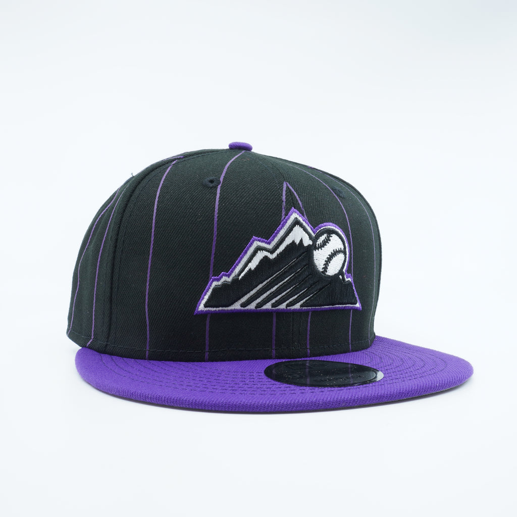 [60305762] Mens New Era MLB COLORADO ROCKIES 950 VINTAGE SNAPBACK - BLACK/PURPLE