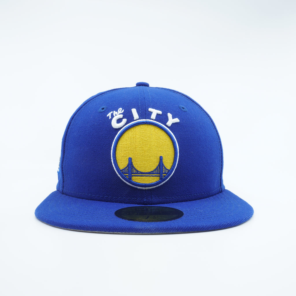 [11371397] Mens New Era NBA GS WARRIORS THE CITY TEAM SUPERB 5950 FITTED - BLUE