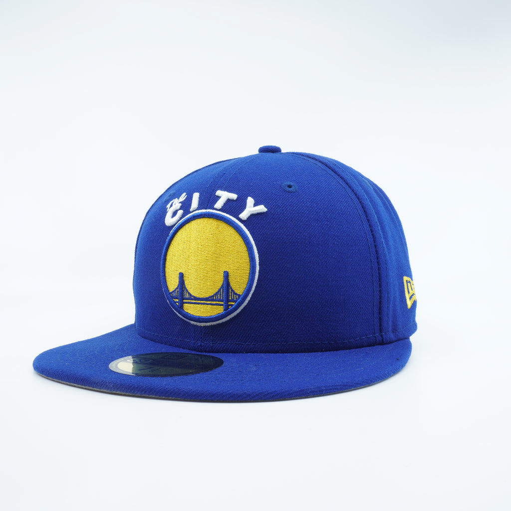 [11371397] Mens New Era NBA GS WARRIORS THE CITY TEAM SUPERB 5950 FITTED - BLUE