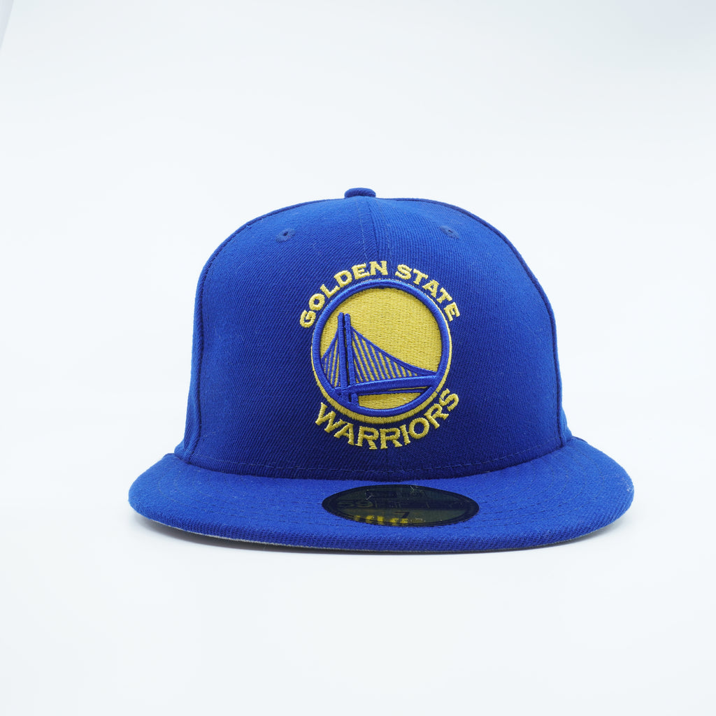 [80400709] Mens New Era NBA GS WARRIORS 5950 FITTED 'ROYAL FLURRY FIT DOGEAR'