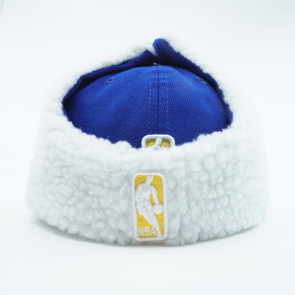 [80400709] Mens New Era NBA GS WARRIORS 5950 FITTED 'ROYAL FLURRY FIT DOGEAR'