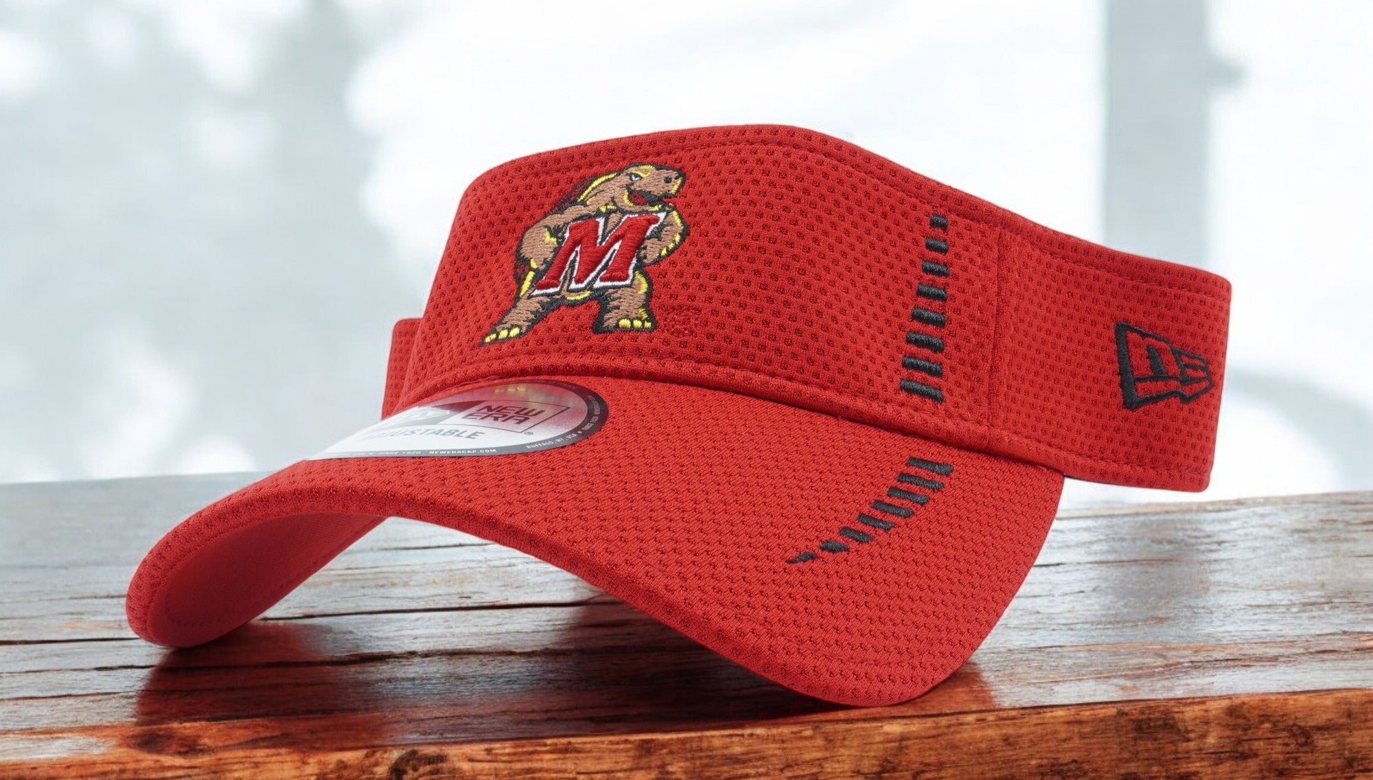 [80327876] MENS NEW ERA NCAA MARYLAND TERRAPINS SPEED VISOR LOOK & HOOP